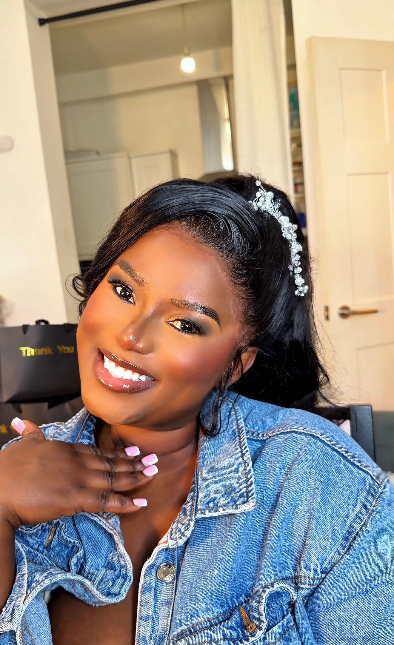 Bridal makeup look