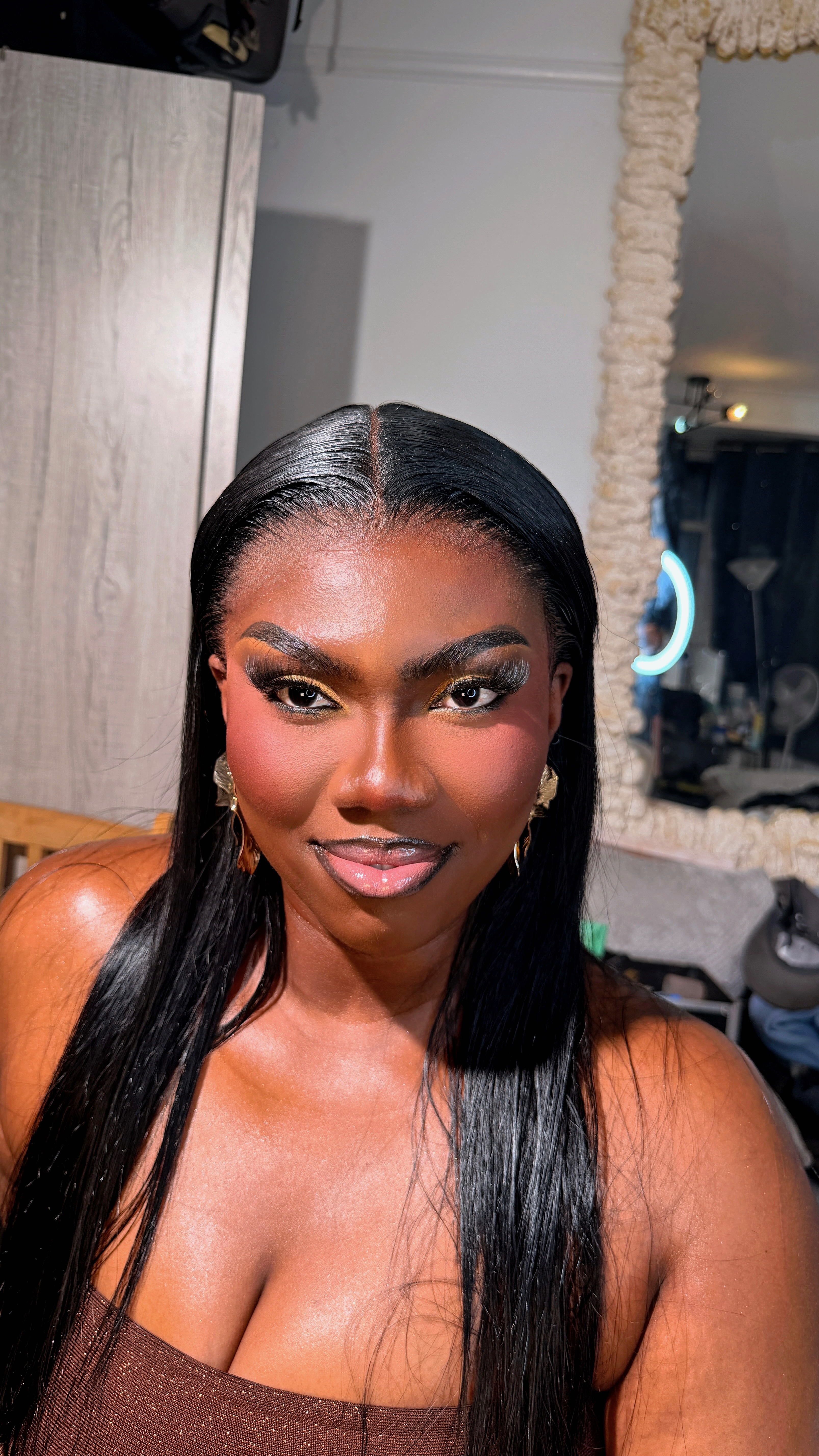 Glam style look